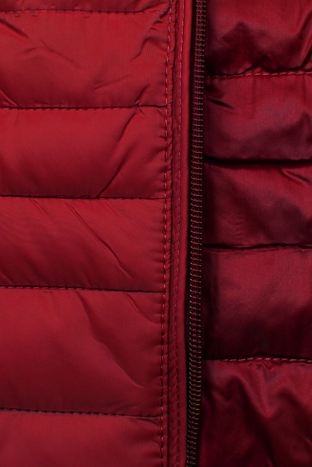 Steppjacke mit Kapuze Weinrot