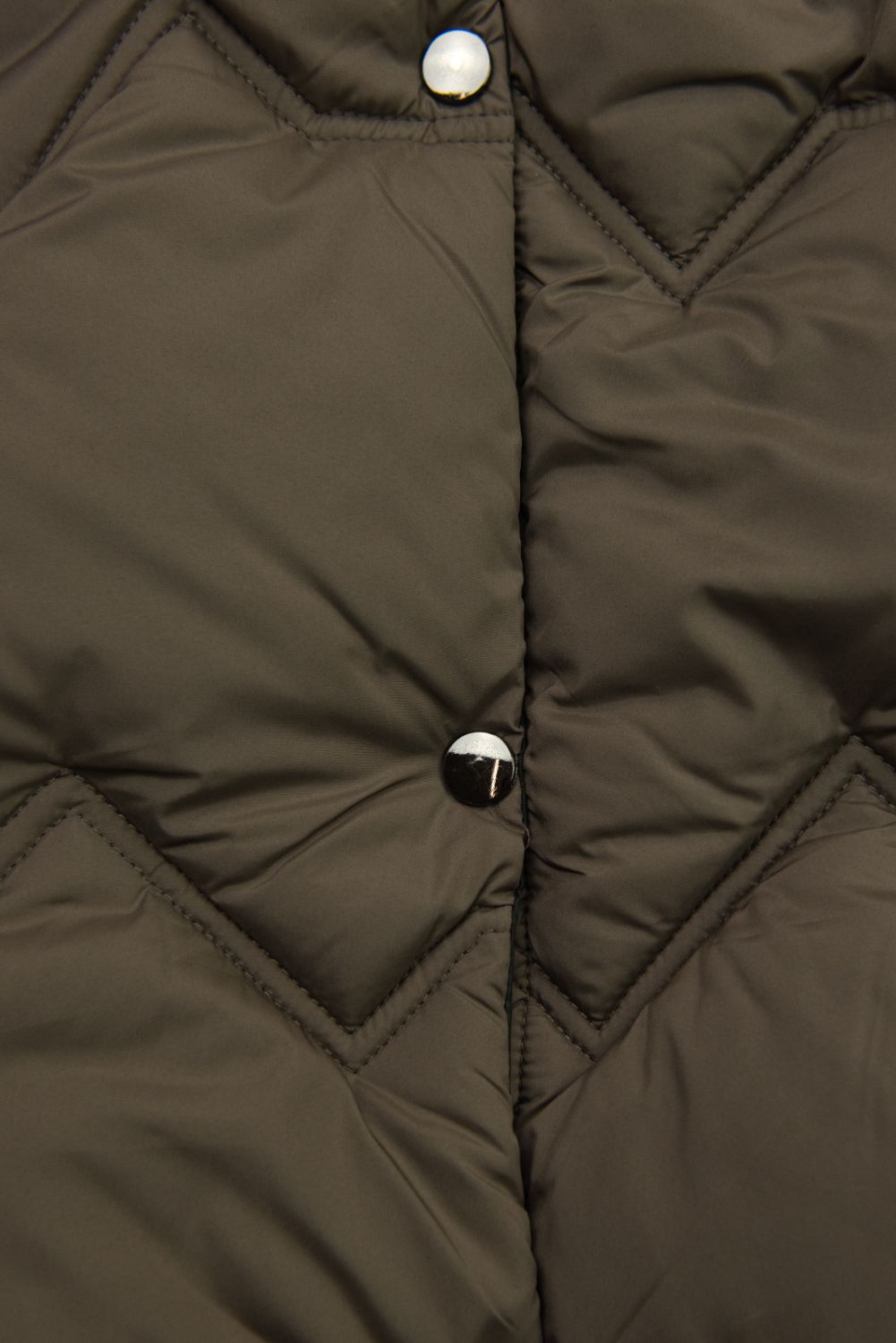 Doppelseitiger Wintermantel Braun/Schwarz