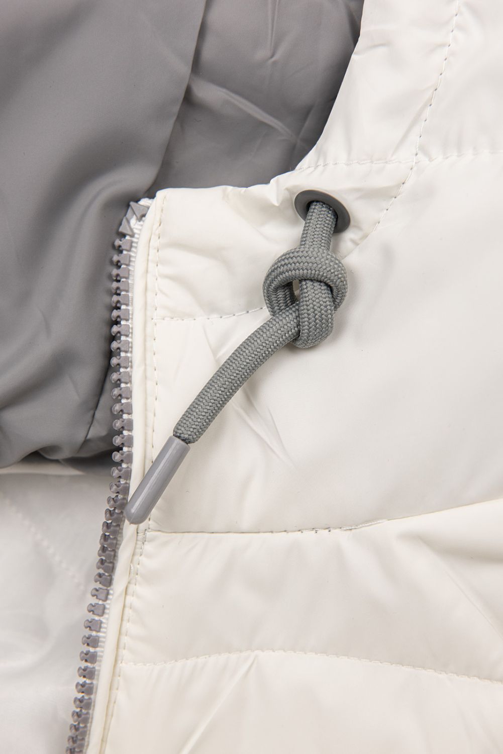 Leichte Steppjacke Ecru