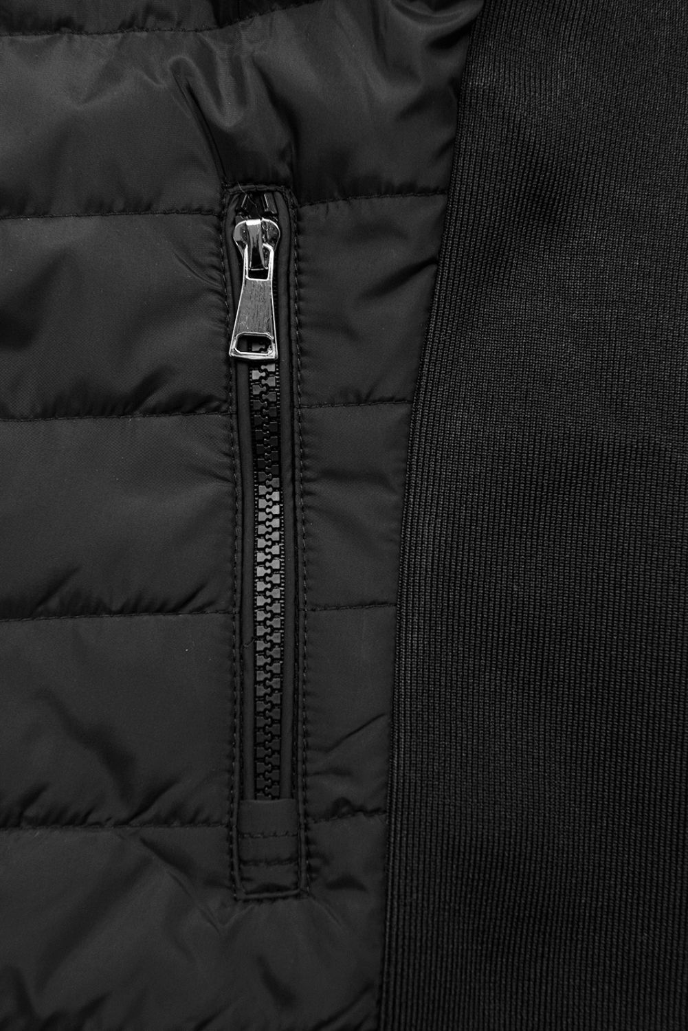 Beidseitig tragbare Jacke in Schwarz