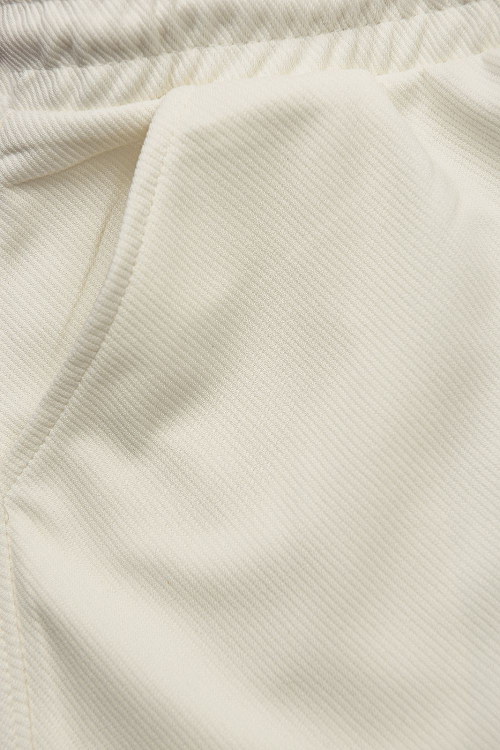 Jogger Pants mit Tunnelzug Ecru