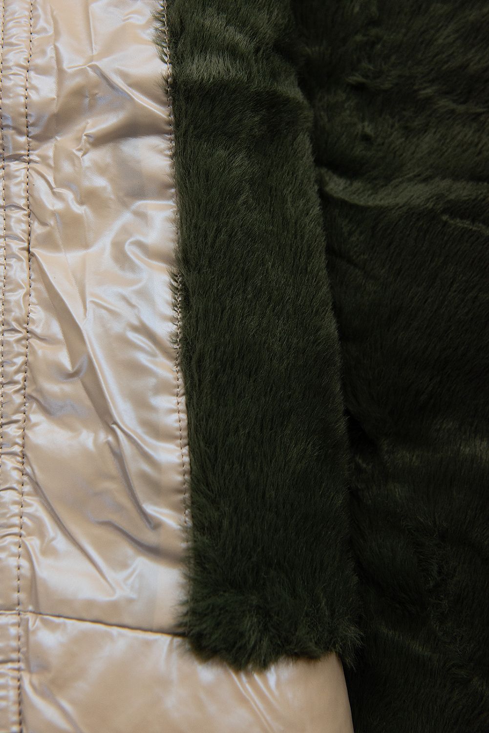 Winterjacke für Mädchen Glänzend Grün