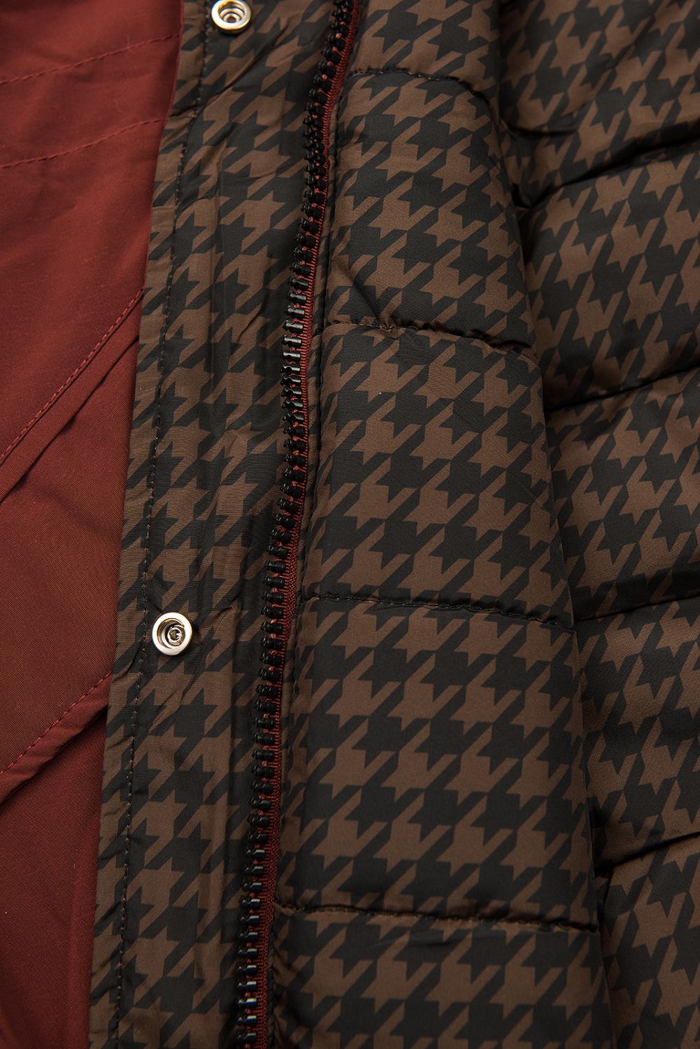 Parkajacke mit Wendemöglichkeit zimt braun