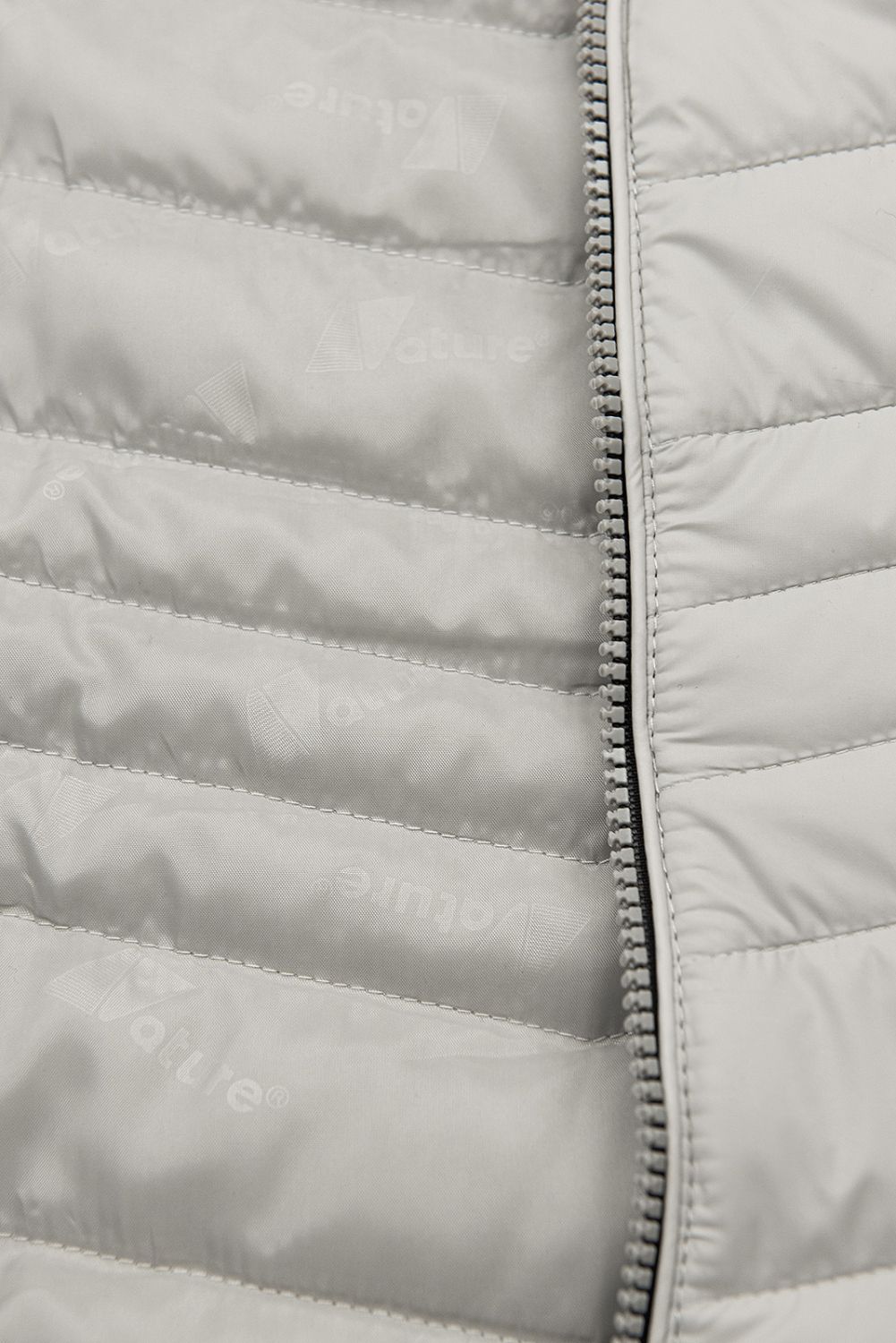 Kurzweste mit Kapuze Grau