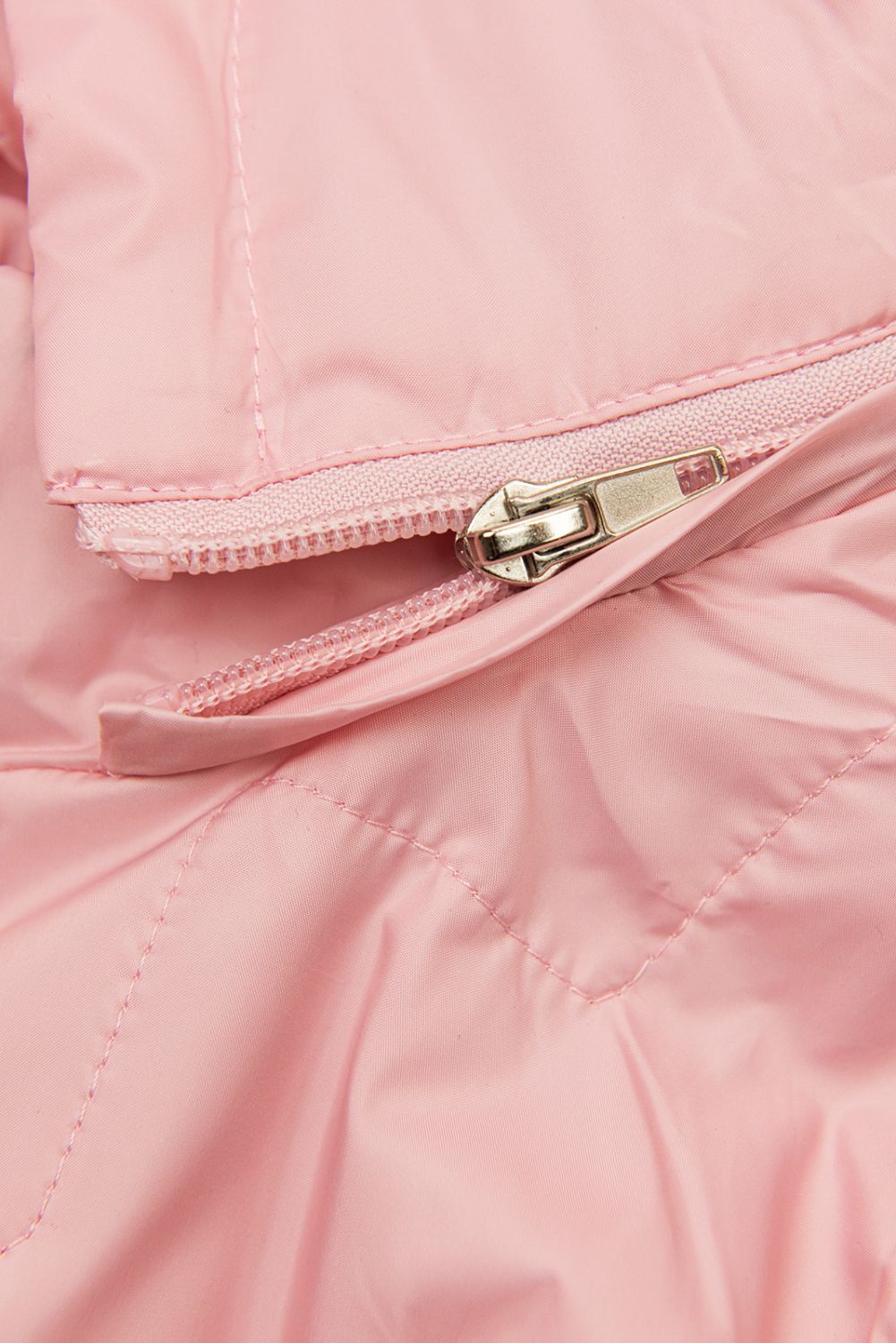 Steppjacke mit Kapuze Rosa