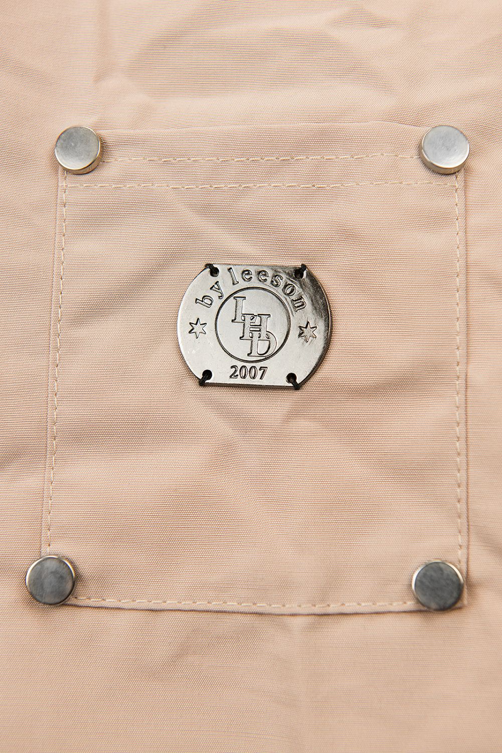 Winterparka mit abnehmbarem Kunstfell beige