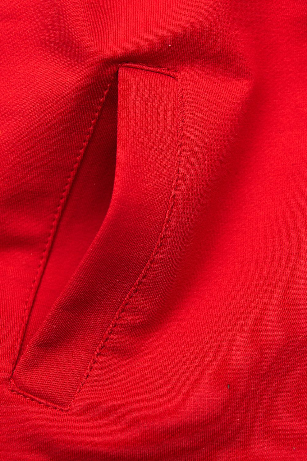 Sweatjacke im Collegestyle Rot