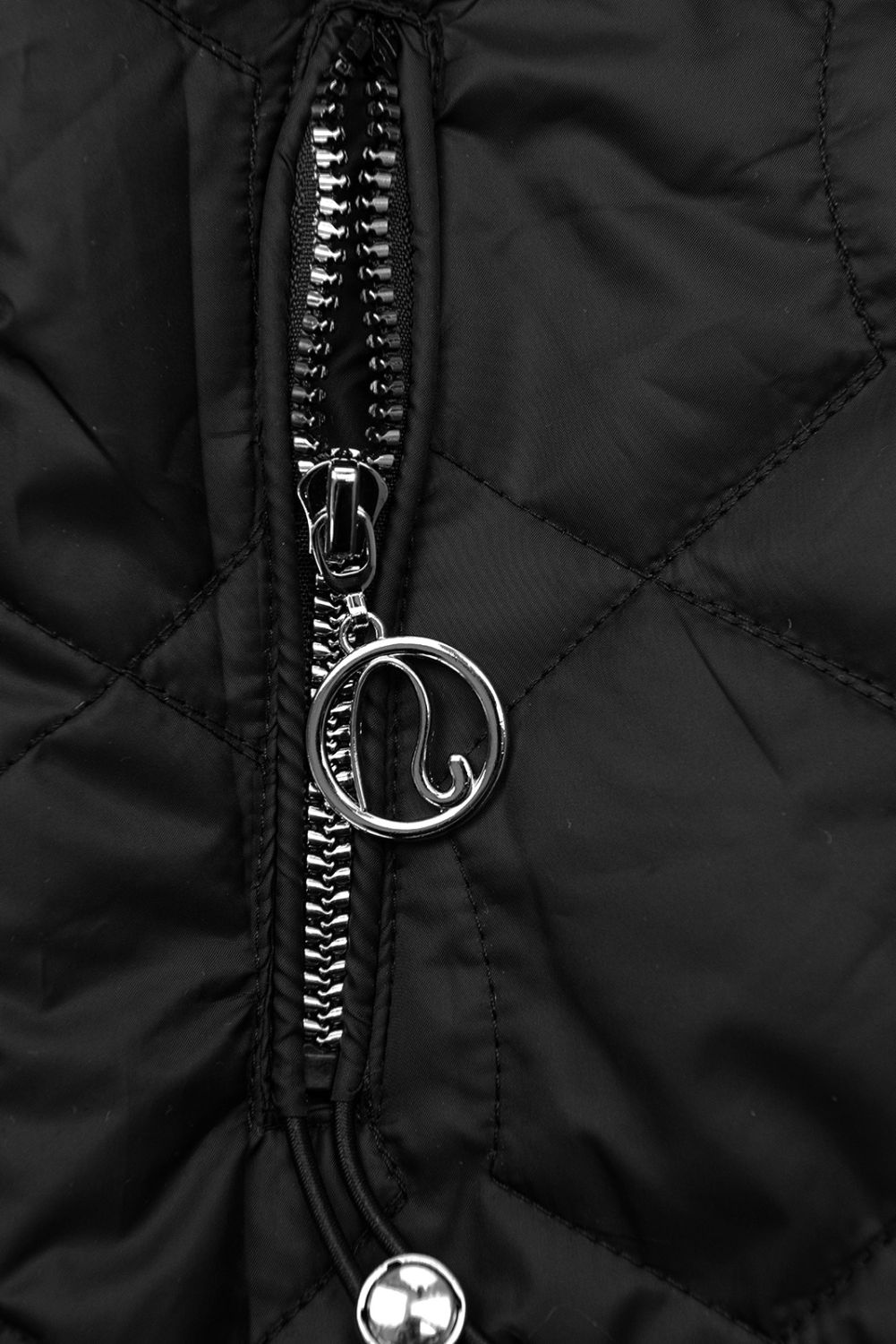 Steppweste mit Taschen Schwarz