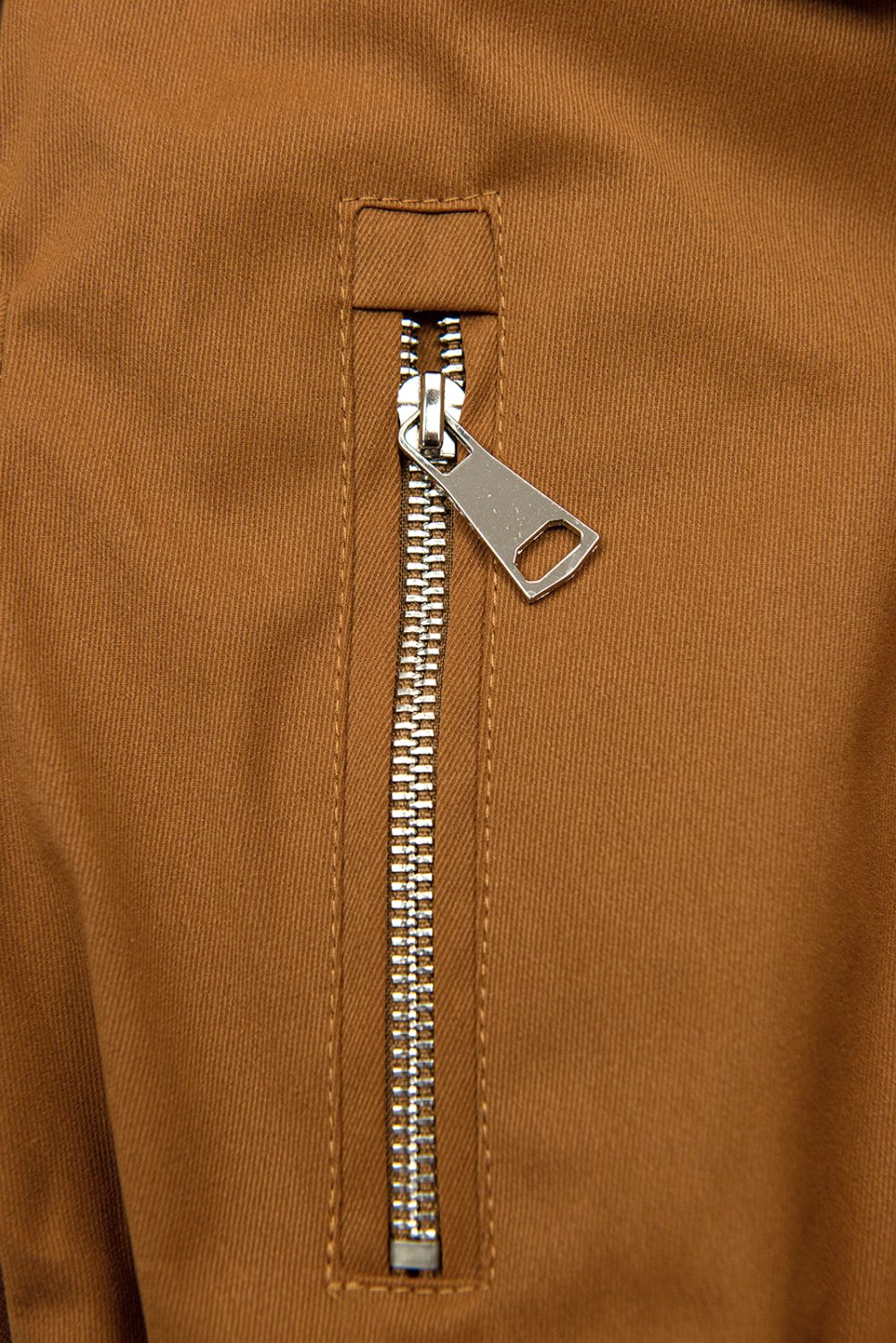 Parka mit abnehmbarem Teddyfutter braun
