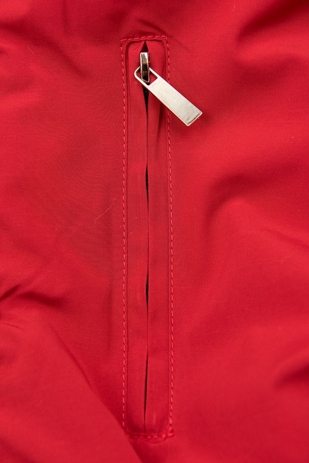 Parkajacke mit Teddy-Futter rot