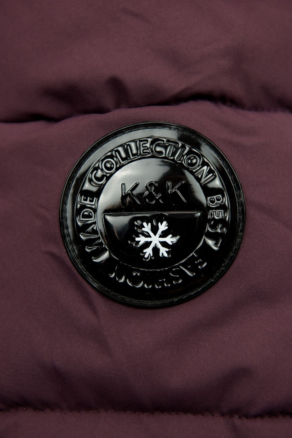 Pflaumenlila Damen-Winterjacke mit Kapuze STORM