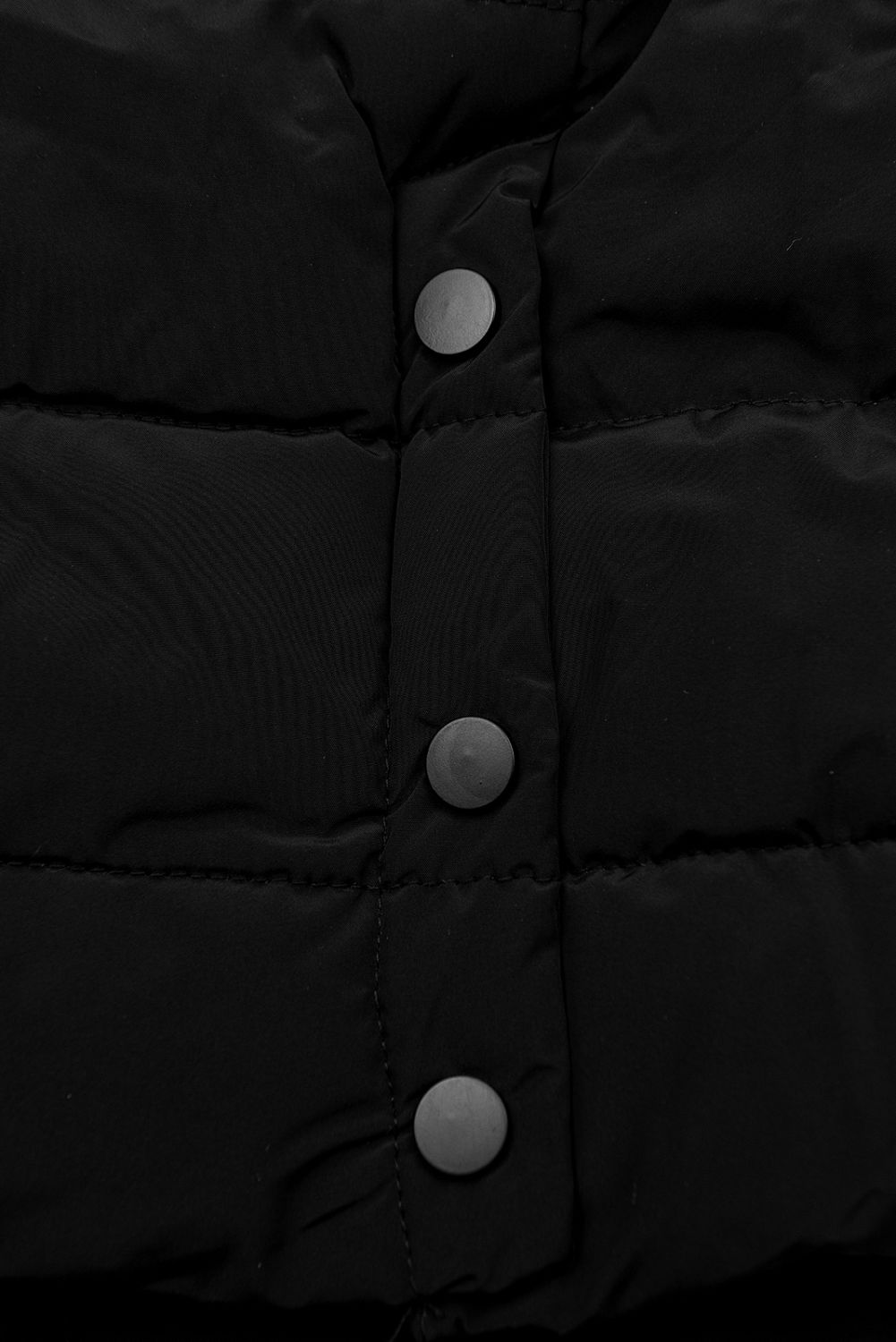 Winterjacke mit warmes Futter-Plüsch schwarz