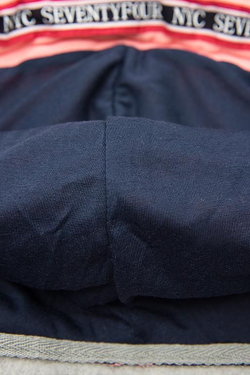 Verlängerte Sweatjacke mit Kapuze grau/dunkelblau