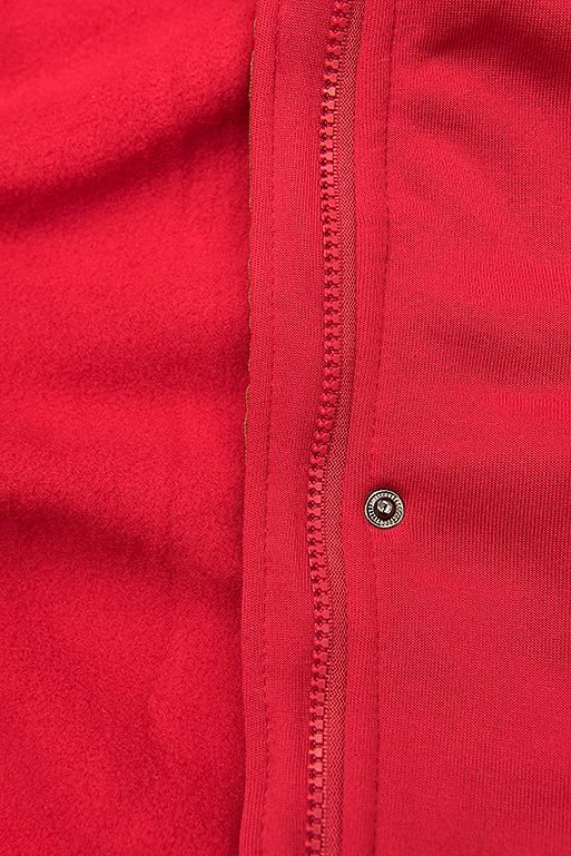 Langer Sweatmantel rot