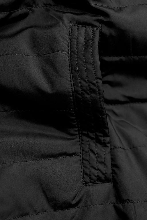 Wende-Parka mit Kapuze rot/schwarz
