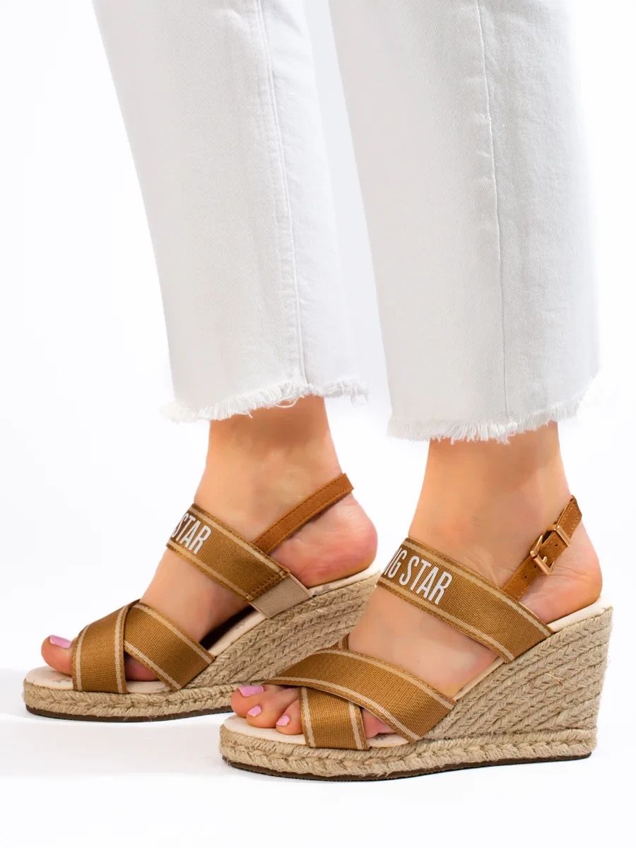 Beige Damen Sandalen BIG STAR