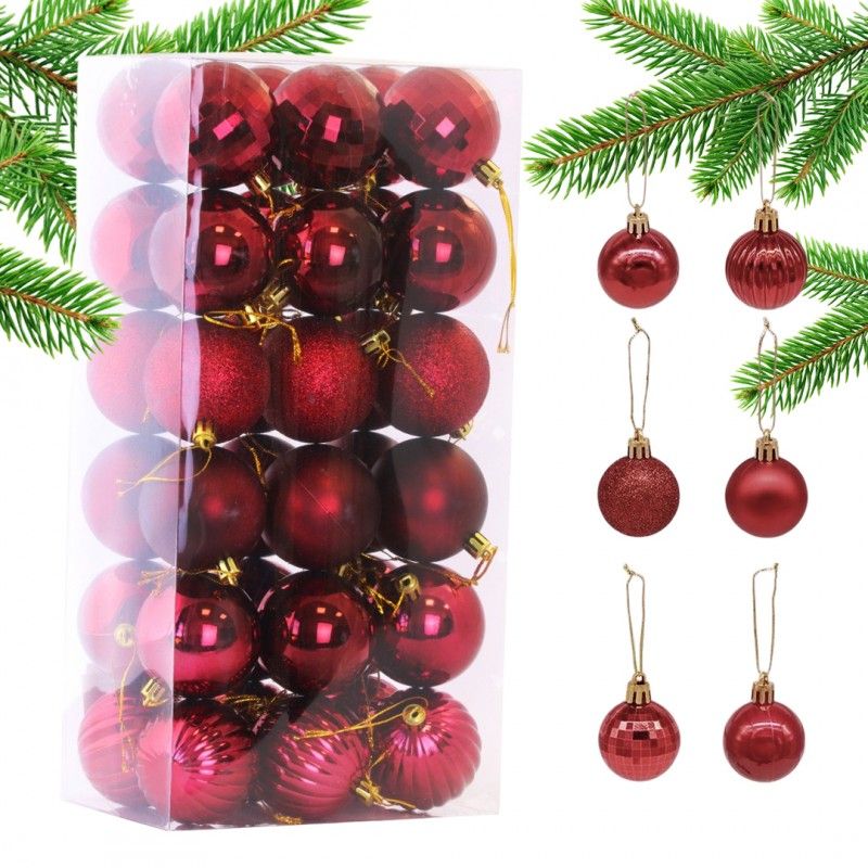 Set mit 36 Bordorotornamenten, Durchmesser 5.5 cm