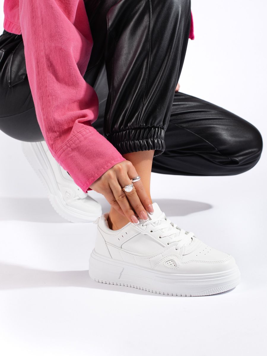Weiße Damen Sportsneaker