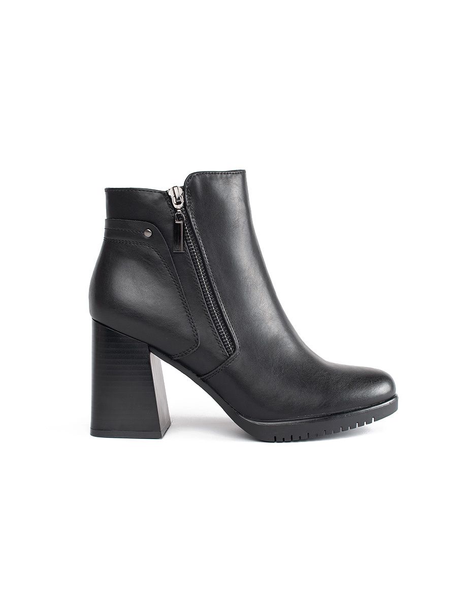 Schwarze Damenstiefeletten mit Absatz von Sergio Leone
