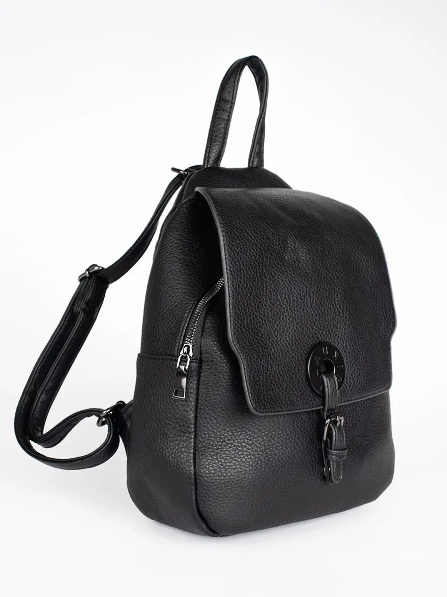 Klassischer schwarzer Damenrucksack