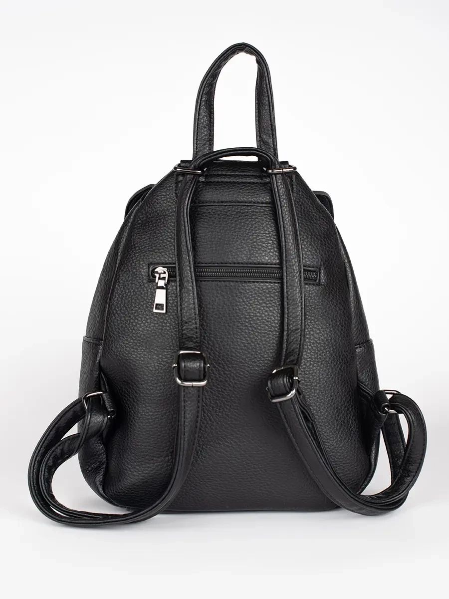 Klassischer schwarzer Damenrucksack