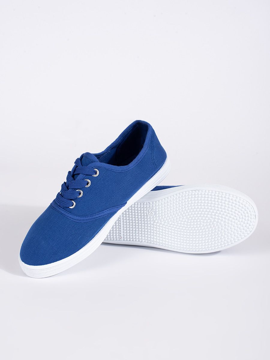 Blaue Schnürschuhe für Kinder