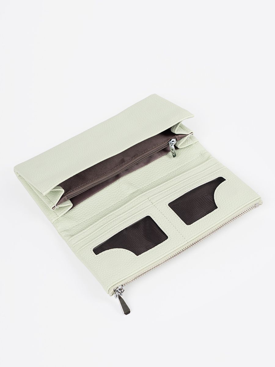 Klassische Damenbörse in Grün