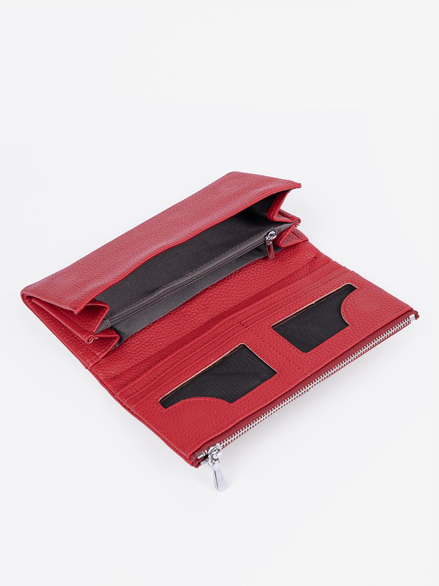 Klassische Damenbörse in Rot