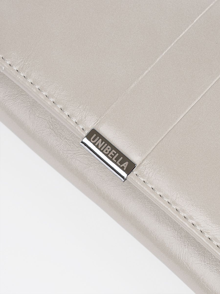 Elegante graue Geldbörse aus ökologischem Leder