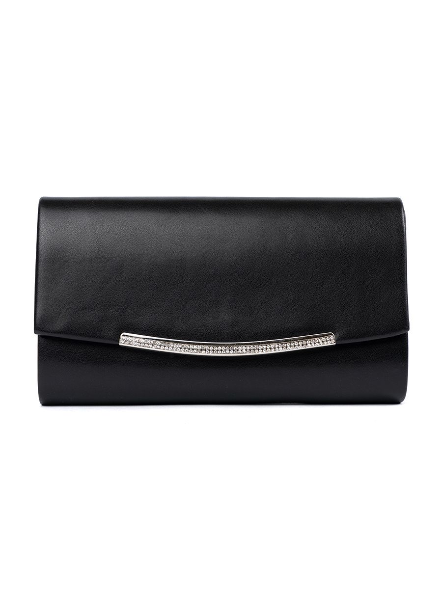 Elegante schwarze Handtasche mit Kette