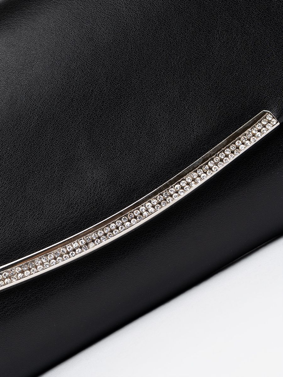 Elegante schwarze Handtasche mit Kette