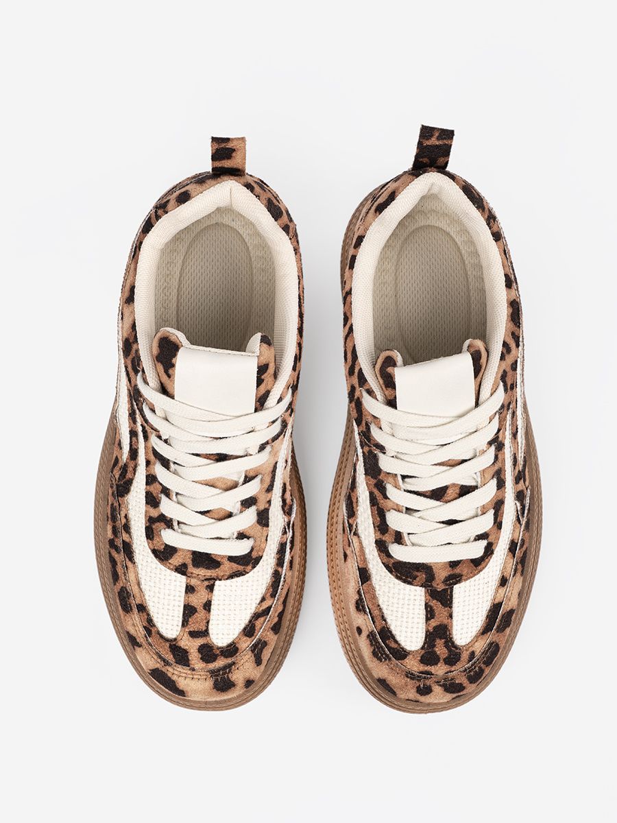 Damen Sneaker im Leopardenmuster