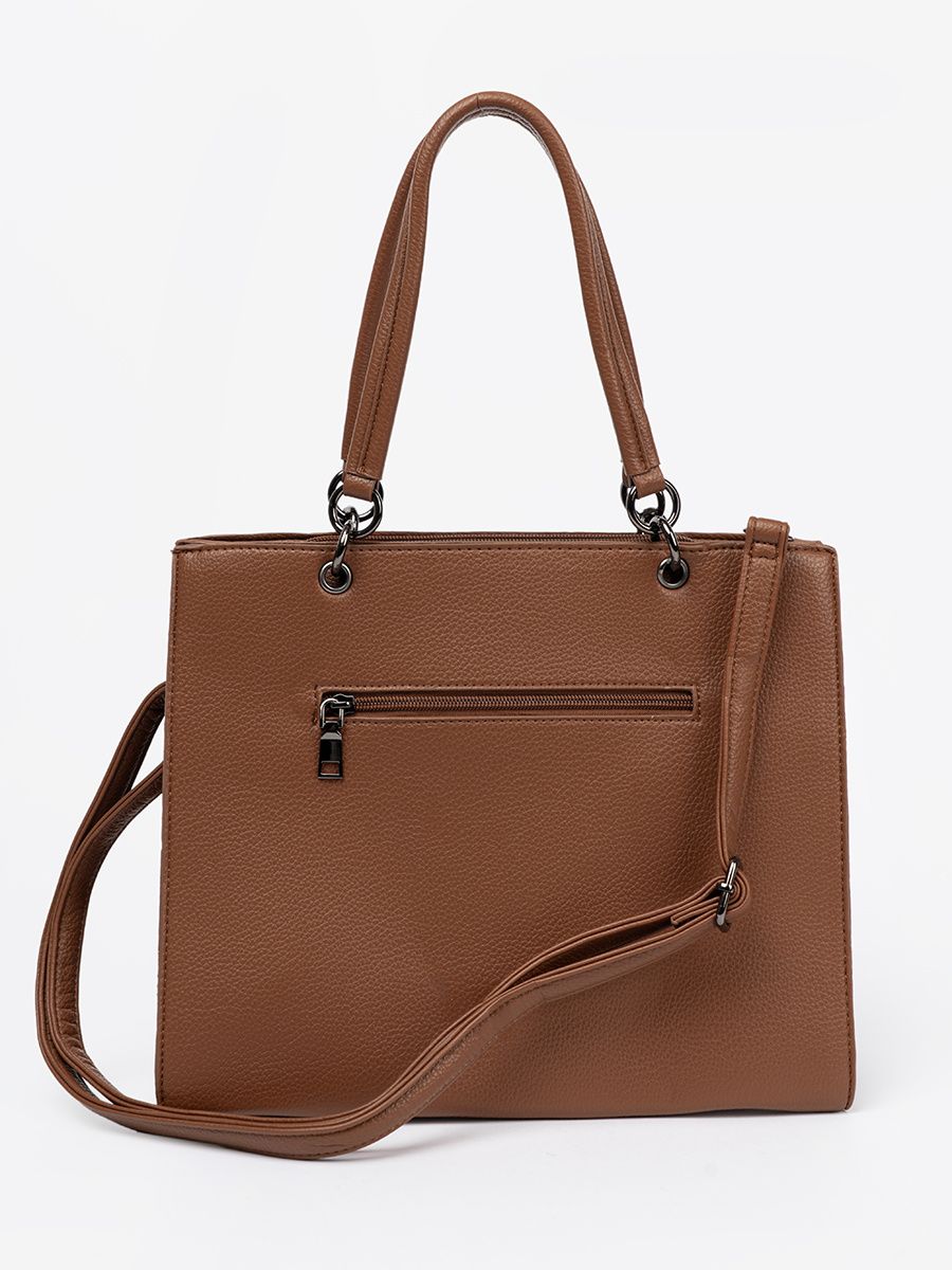 Tote Tasche in warmem Braun