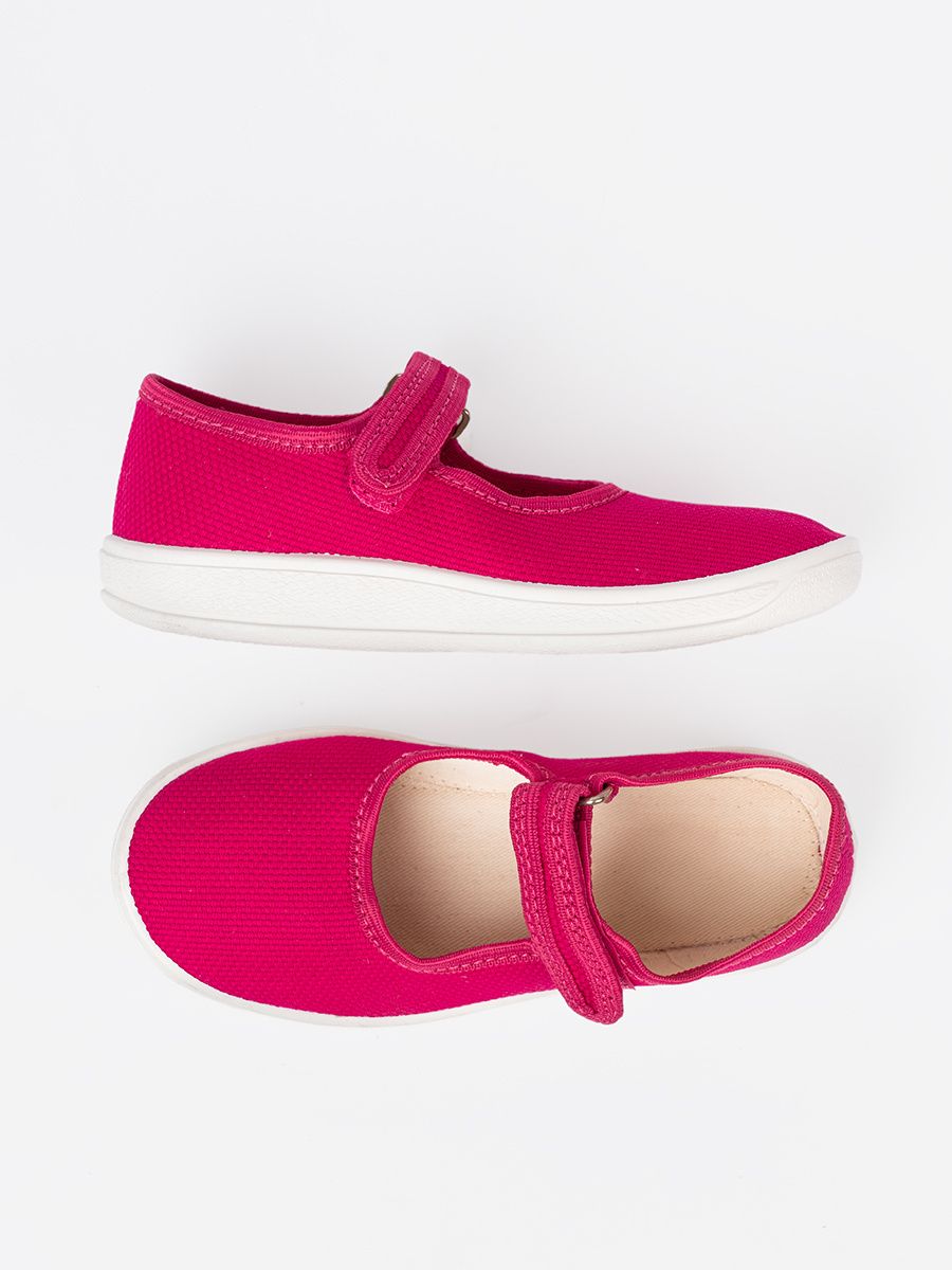 Rosa Kinder Sneaker mit Klettverschluss
