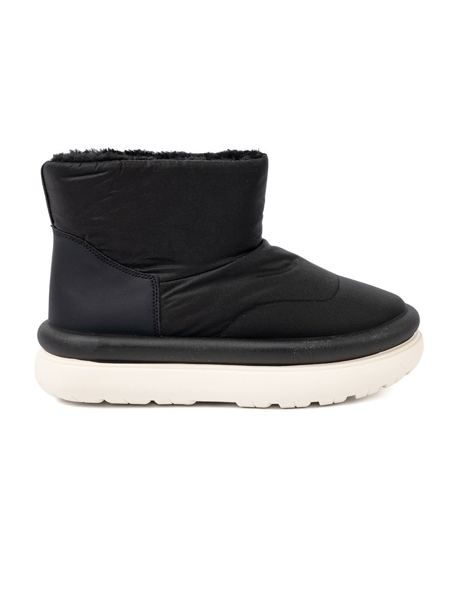 Wasserdichte schwarze Schneestiefel mit Futter