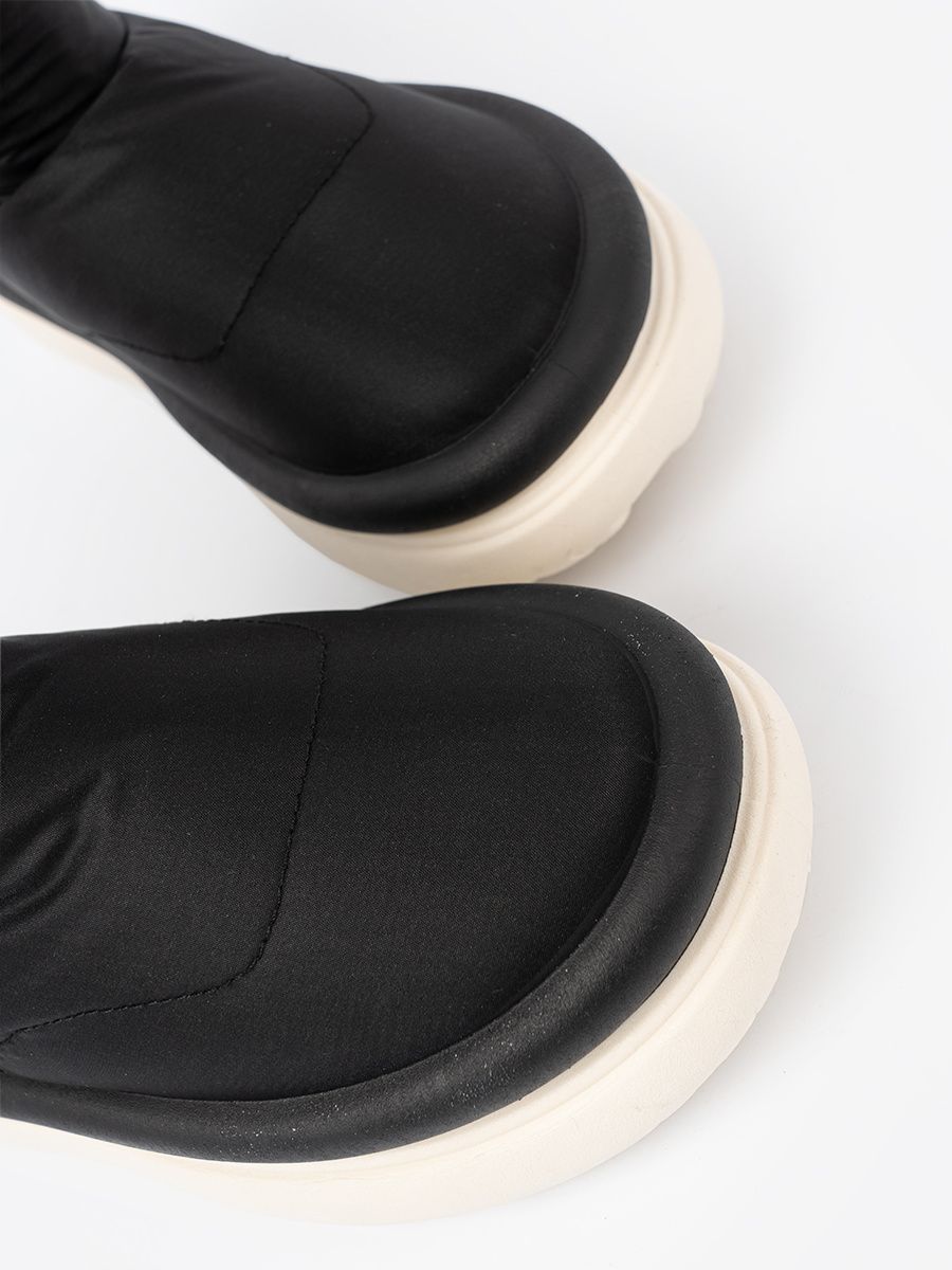 Wasserdichte schwarze Schneestiefel mit Futter