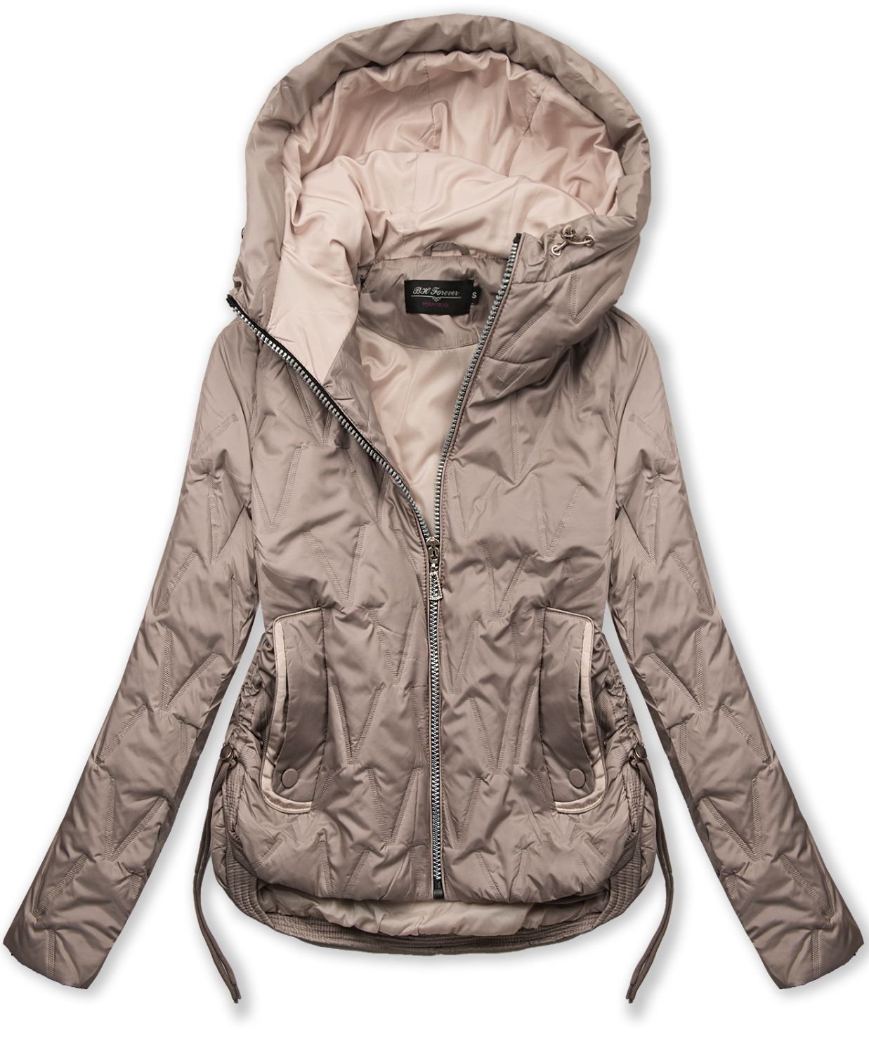 Sportliche Steppjacke Mauve