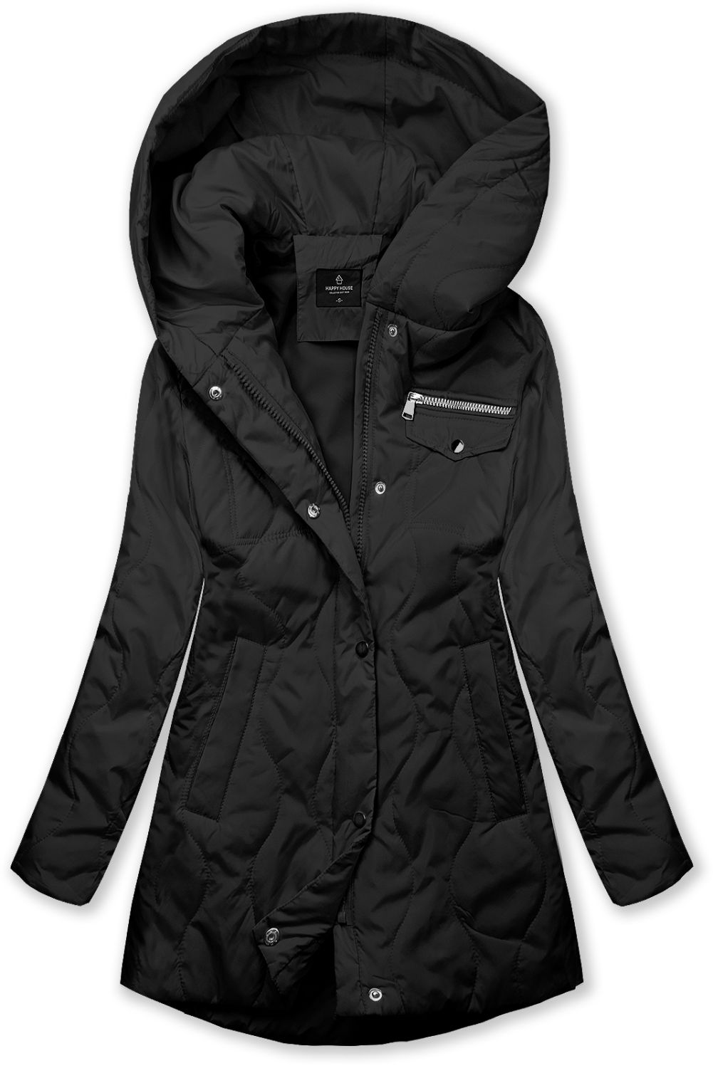 Leichte Frühlingsjacke Schwarz