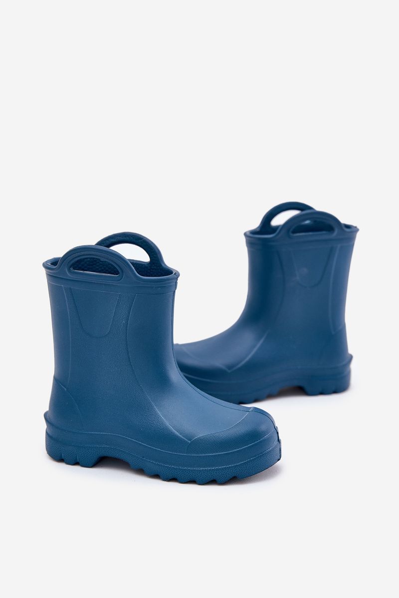 Blaue Kinder-Gummistiefel aus Schaumstoff