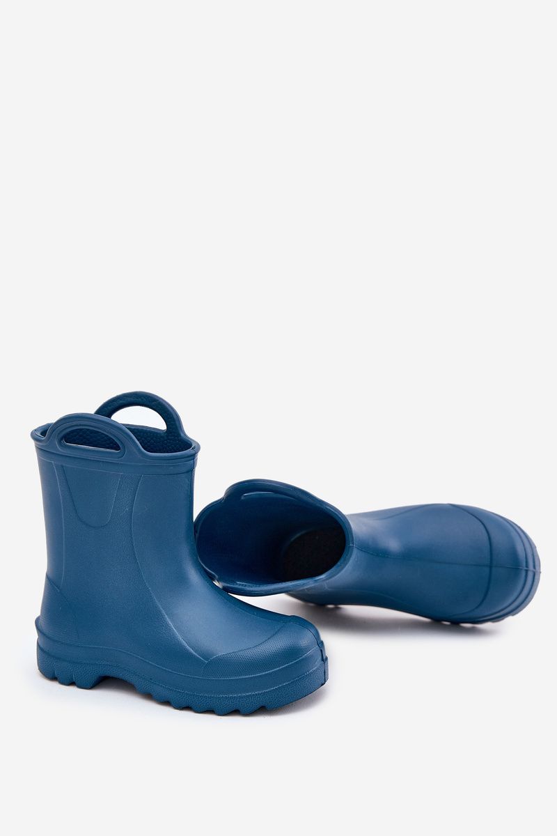 Blaue Kinder-Gummistiefel aus Schaumstoff