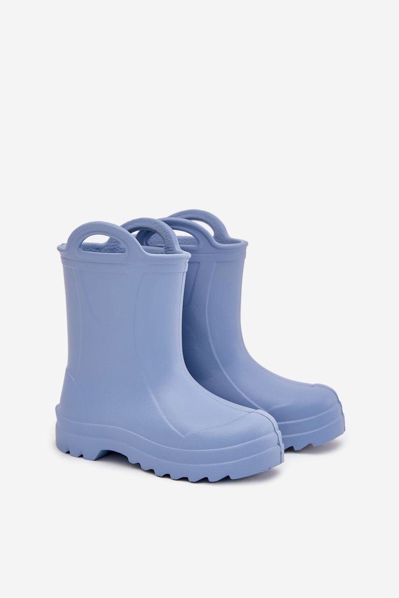 Blaue Kinder-Gummistiefel aus Schaumstoff