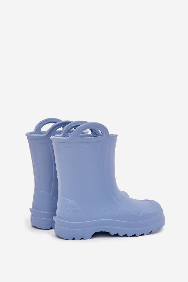 Blaue Kinder-Gummistiefel aus Schaumstoff