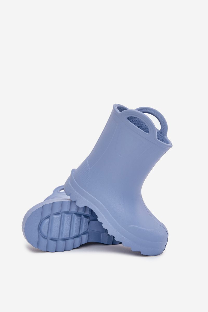 Blaue Kinder-Gummistiefel aus Schaumstoff