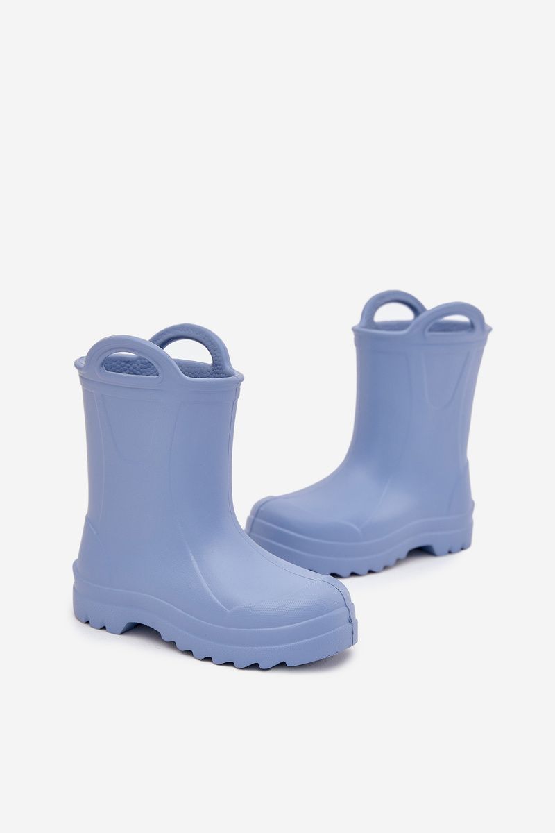 Blaue Kinder-Gummistiefel aus Schaumstoff