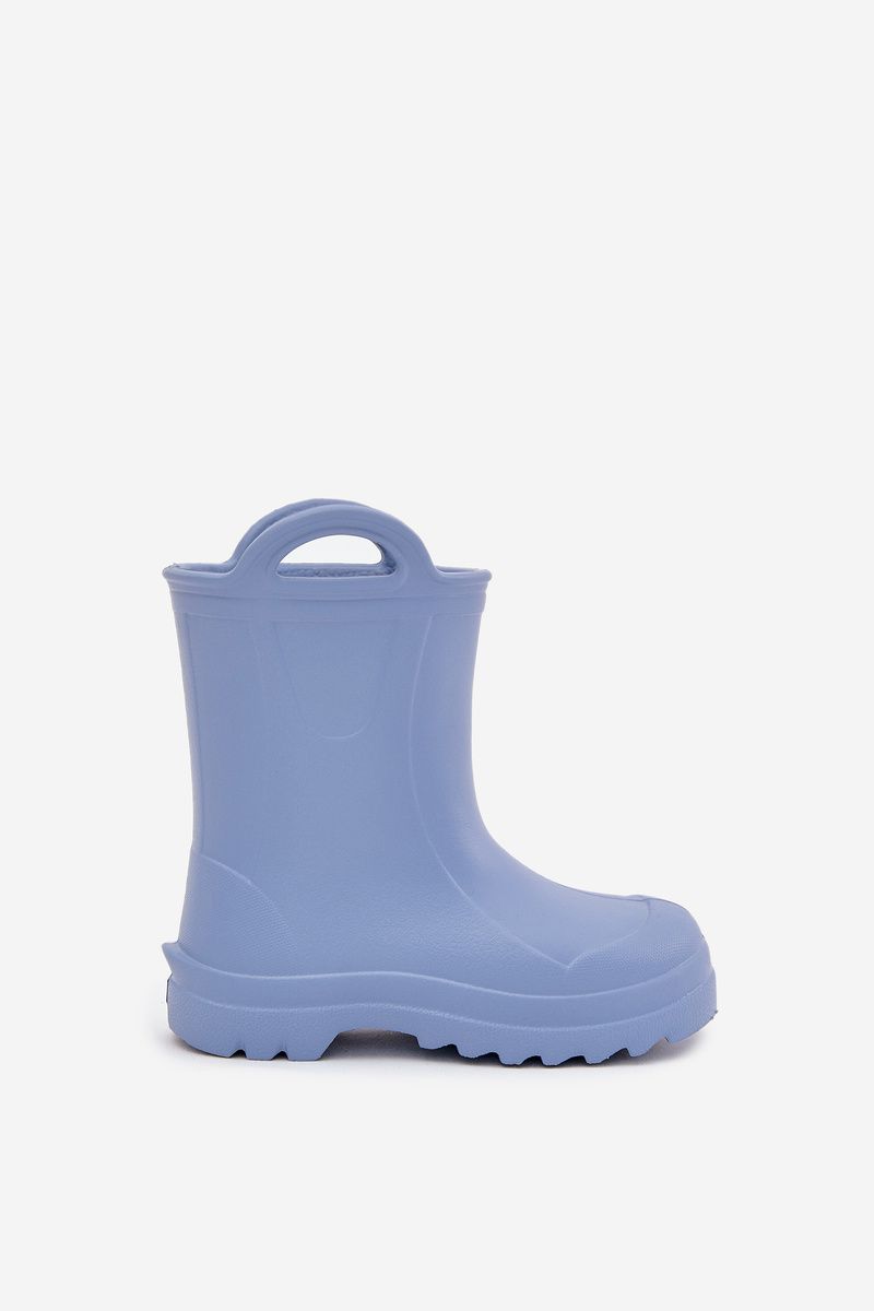 Blaue Kinder-Gummistiefel aus Schaumstoff