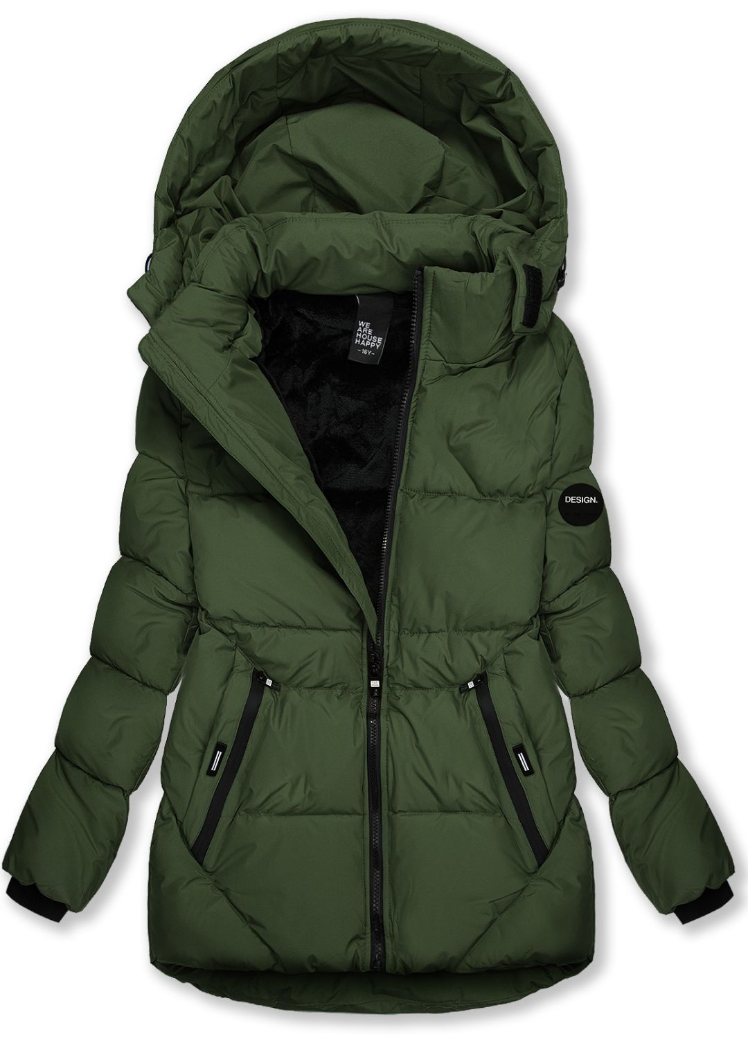 Jungen Winterjacke Dunkelgrün