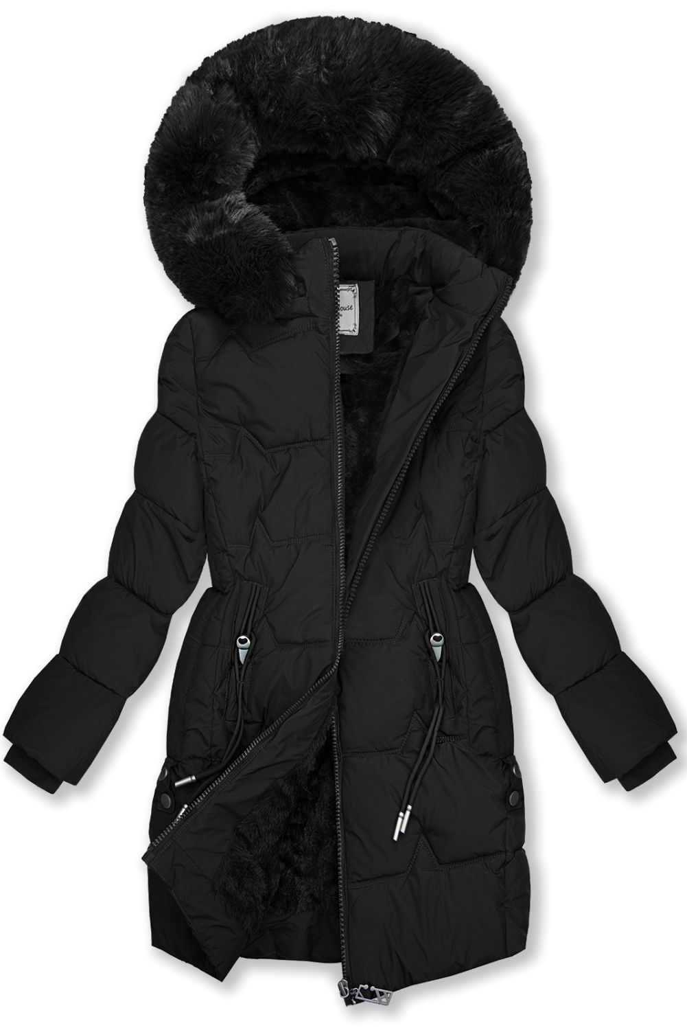 Mädchen Winterjacke Schwarz