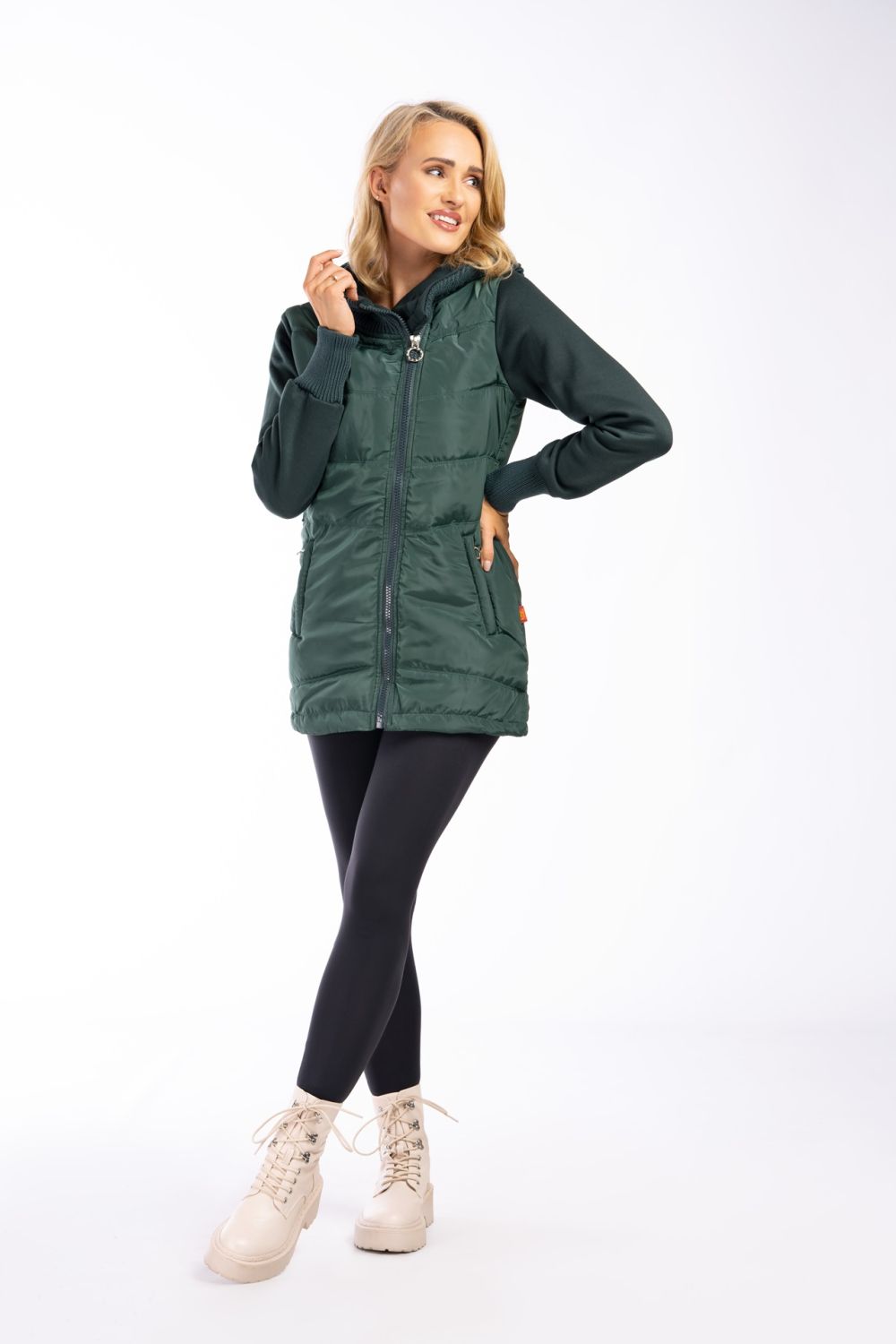 Extra-warme Sweatjacke Schwarz
