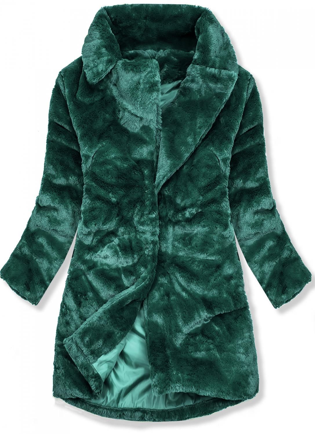 Teddy Jacke grün
