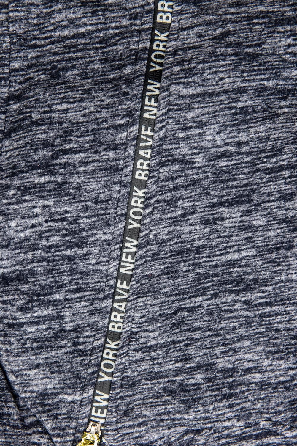 Verlängerte Fleecejacke dunkelblau